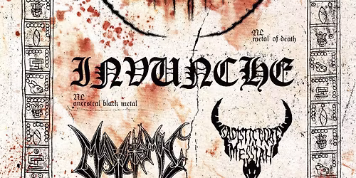 Back Alley Ritual met: Antropomorphia + Mayhemic (CL) + Invunche (CL/NL) + Sadistic Goatmessiah (DE)