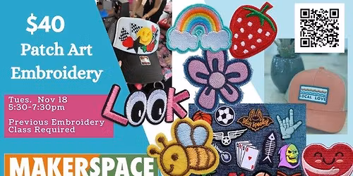 Patch Art Embroidery Workshop