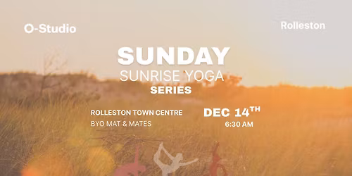 SUNRISE YOGA at Rolleston Fields