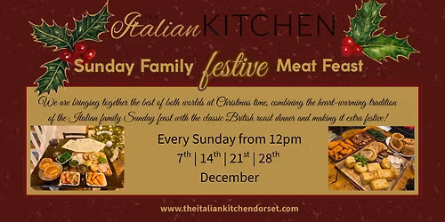 \ud83c\udf84Sunday Family Festive Meat Feast