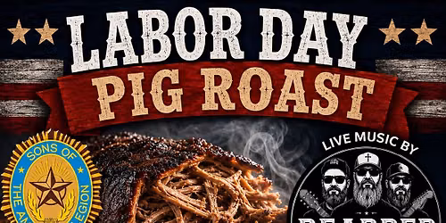 \ud83d\udc37 Labor Day Pig Roast & Live Music! \ud83c\udfb6
