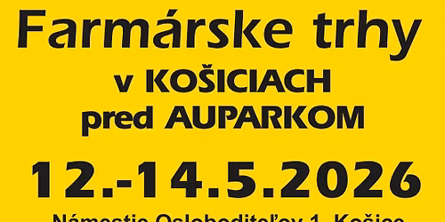 Farm\u00e1rske trhy v Ko\u0161iciach pred Auparkom