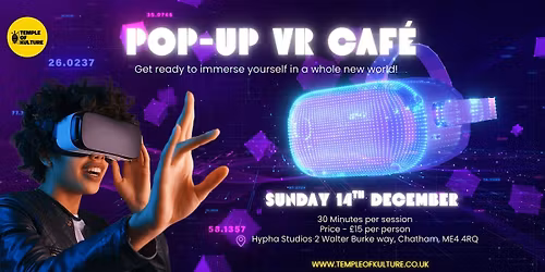 Pop-Up VR Caf\u00e9 \u2013 Explore New Worlds