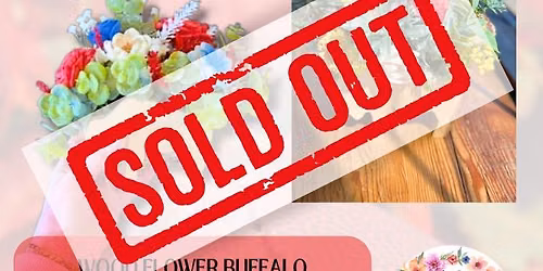 *SOLD OUT* WOOD FLOWER BUFFALO PLANTER @ PLATTER\u2019S