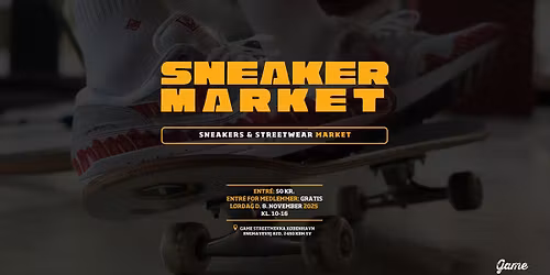 SNEAKER MARKET x GAME