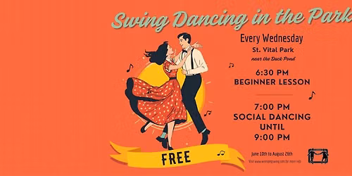 Wednesday Swing Dancing in the Park
