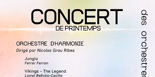 Concert de Printemps des Orchestres de l\u2019ULB