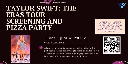 Taylor Swift: The Eras Tour Screening and Pizza Party