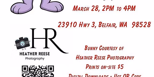 Easter Bunny photos with LUCKY STAR BELFAIR