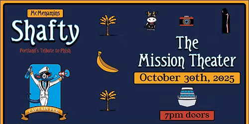 A Halloween Evening with Shafty!  the Mission Theater THURSDAY Oct 30, 2025