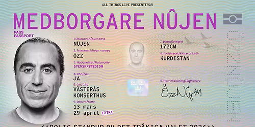 Medborgare N\u00fbjen \u2013 en standupf\u00f6rest\u00e4llning med \u00d6zz N\u00fbjen