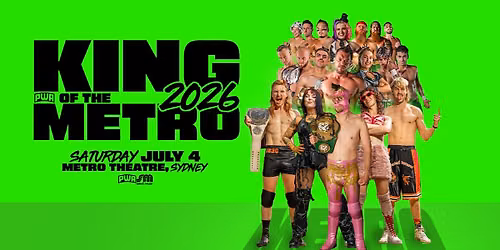 PWA: PRO WRESTLING AUSTRALIA BLACK LABEL | Metro Theatre, Sydney