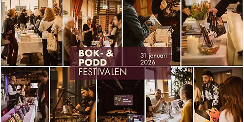 Bok- & poddfestivalen 2026 