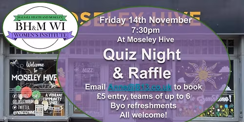 Quiz Night & Raffle