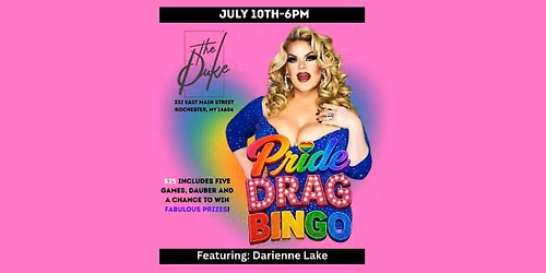 Pride Drag Bingo