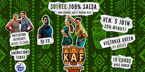 Soir\u00e9e 100% salsa KAF (Kreol Afrocuban Festival)
