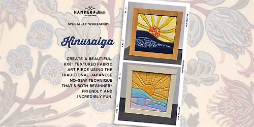 Kinusaiga Fabric Art Workshop