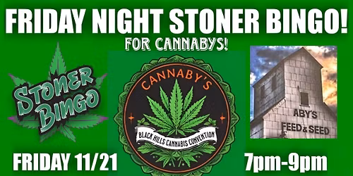 Friday Night Stoner Bingo for Cannabys!