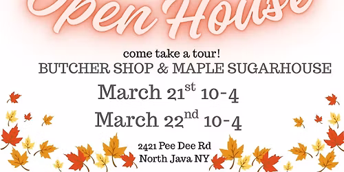 2026 OPEN HOUSE - Yankee Beef Butchery + Yankee Maple