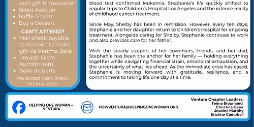 March HOW-Ventura Chapter dinner