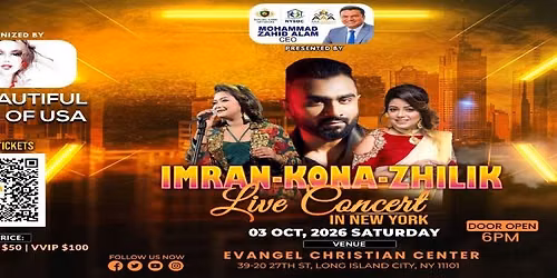 Imran & Kona Zhilik Live Concert in New York