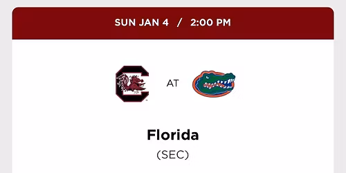 Gamecock WBB in Gainesville 