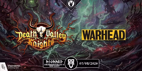Death Valley Knights (GB) + Warhead (BE)