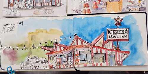 Sketching the Iceberg Drive Inn