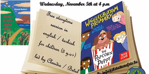 2 free storytime in english and turkish for children (3+)