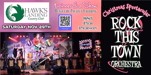 Rock This Town Orchestra Christmas Spectacular in the BellaVista @ Hawks Landing Country Club