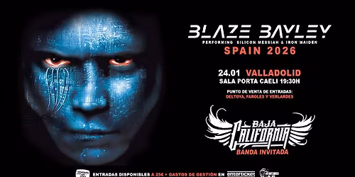Blaze Bayley & Baja California en Valladolid