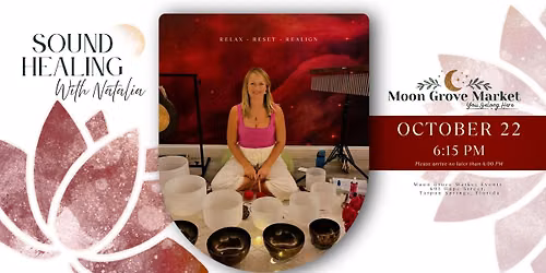 Sound Healing At Moon Grove Market 