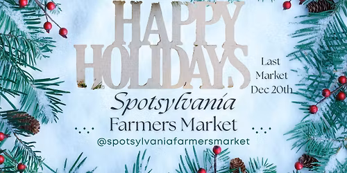 Month of December at Spotsylvania Farmers\u2019 Market
