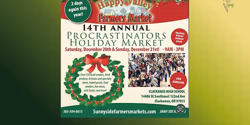 Flourishing Festivities at the Procrastinators Holiday Market