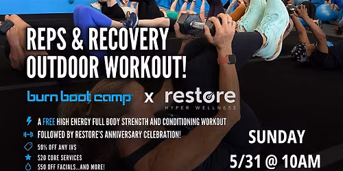 Reps & Recovery Outdoor Workout