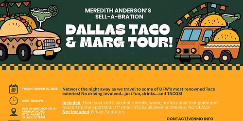 Dallas Taco and Marg Tour!