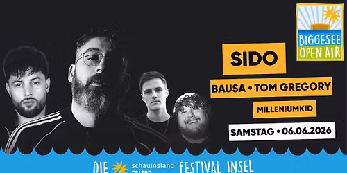 Biggesee Open Air 2026 mit Sido, Bausa, Tom Gregory, MilleniumKid