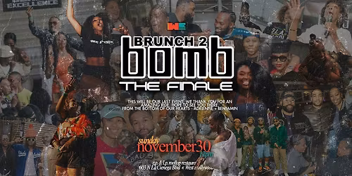 Brunch 2 Bomb - THE FINALE & Fundraiser for \u0391\u03a6\u0391