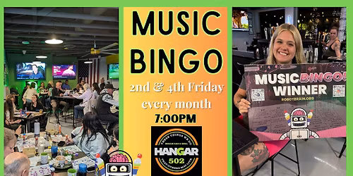 MUSIC BINGO @ Hangar 502 (Boulder City)