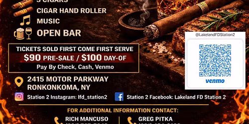 Lakeland FD Station 2 Cigar & Steak Night