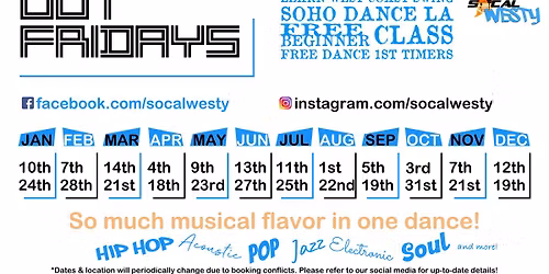 Blackout Fridays! Gulia Rusch and Omar Gonzalez \/ DJ Gulia and Live Music with Jenna Rae \/ BYOB