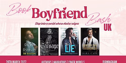 Book Boyfriend Bash UK
