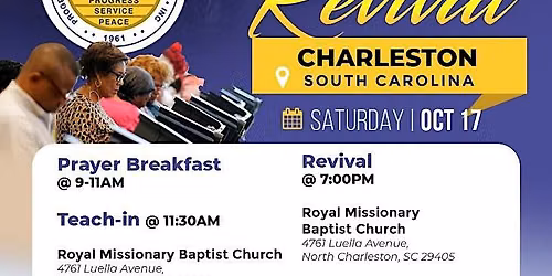 The People's Revival GOTV Tour Stop- Charleston, SC