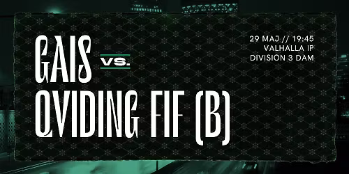 Div 3 Dam: GAIS - Qviding FIF (B)