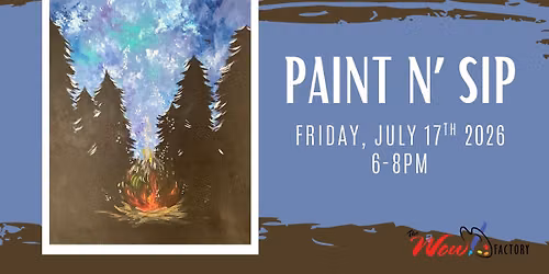 Paint n' Sip: Summer Bonfire