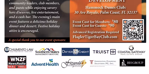 Flagler Tiger Bay Club Holiday Event with Stedman Graham