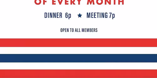 American Legion Post 116 Monthly General Meeting - 2nd Thursday each month