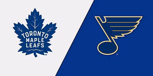 Toronto Maple Leafs at St. Louis Blues at Enterprise Center