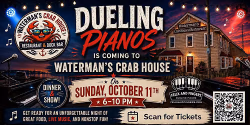 Dueling Pianos at Waterman's Crab House - Dinner & Show