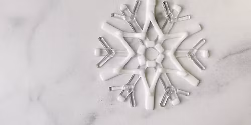 12\/23 Glass Fusing: Snowflake